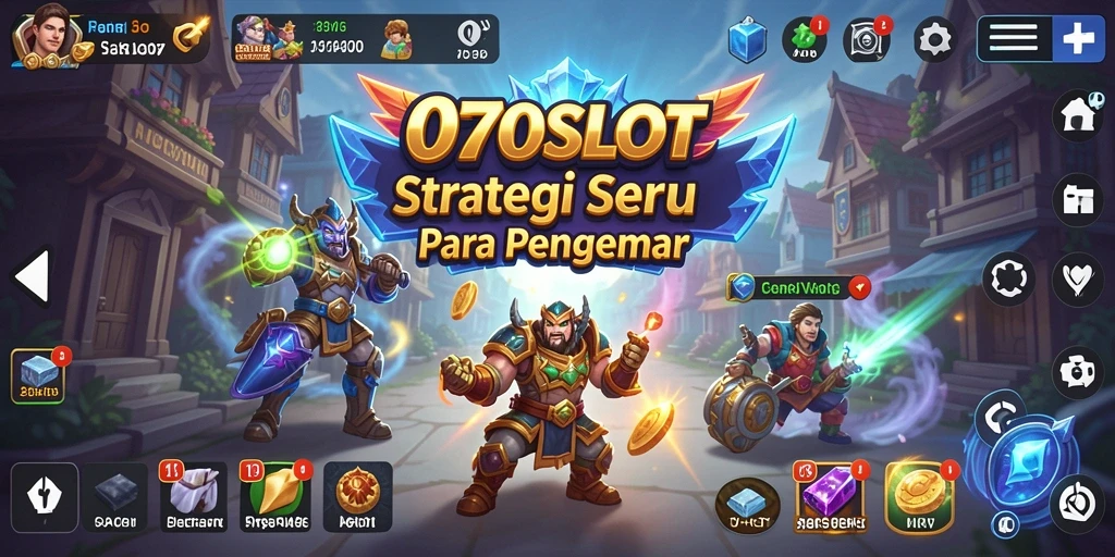 Tangkapan layar gameplay 070SLOT menampilkan pertempuran strategis yang mendebarkan.