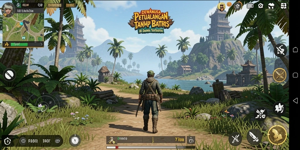 Tampilan gameplay menakjubkan di dunia terbuka DEWANUSA.