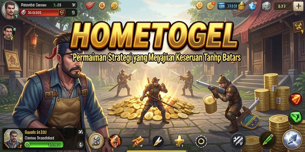 Screenshot gameplay HOMETOGEL yang menampilkan aksi seru dan strategi.