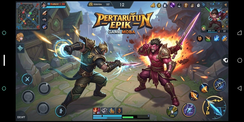 Tampilan grafis dan aksi seru dalam gameplay JEPANG77.