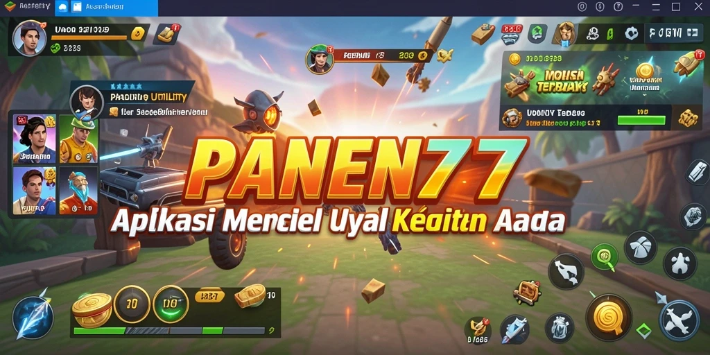 Antarmuka pengguna intuitif dari PANEN77 untuk pengelolaan tugas.