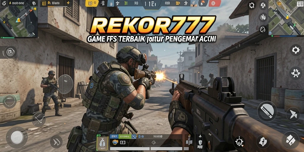 Screenshot gameplay REKOR777 yang menunjukkan aksi menembak yang mendebarkan.