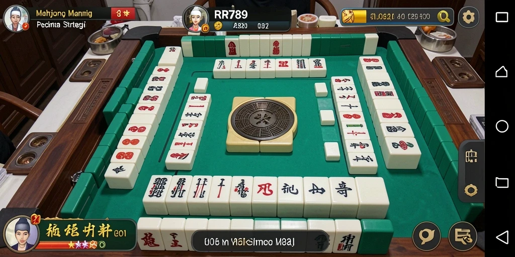 Tampilan screenshot menunjukkan gameplay Mahjong yang seru dan menantang.